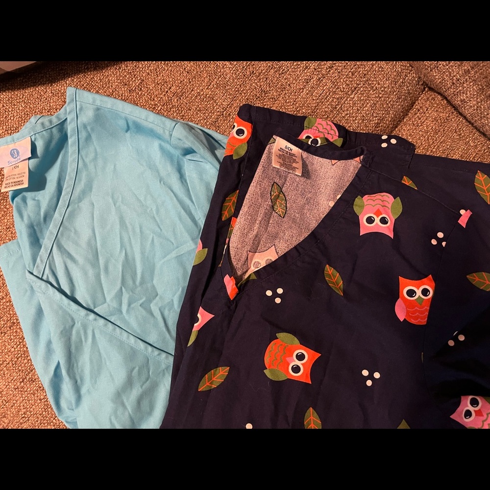 Scrub tops